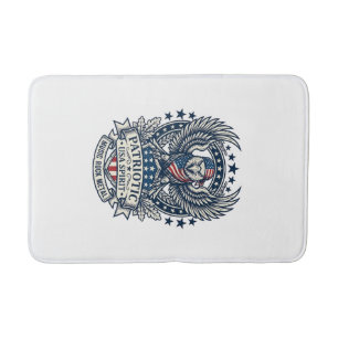 Patriotisches Bandana-Rocker Old Glory Musik Rock  Badematte