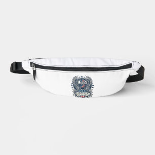 Patriotisches Bandana-Rocker Old Glory Musik Rock  Bauchtasche