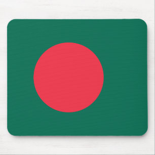 Patriotisches bangladeschisches Flagge-Mauspad Mousepad