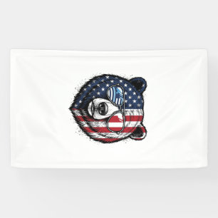 Patriotisches Bär-Brillen-Vintage-Vector-Shirt_1 Banner