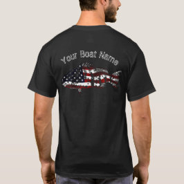 Patriotisches Barsch-Shirt T-Shirt