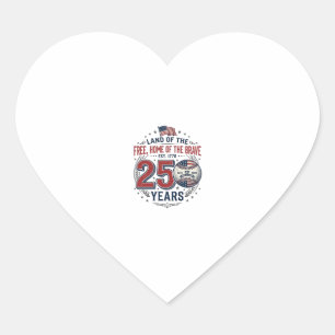 Patriotisches Baseball 250 Jahre Vintage-Shirt-Des Herz-Aufkleber