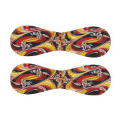 Patriotisches Baseball mit belgischen Farben (Paneele)