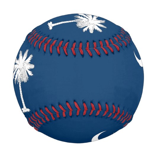 Patriotisches Baseball mit der Flagge von South Ca (Vorderseite)