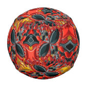 Patriotisches Baseball mit Deutschland-Farben (Rückseite)