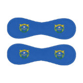 Patriotisches Baseball mit Flagge von Nevada, USA (Paneele)