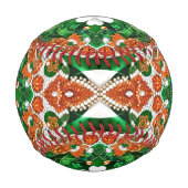 Patriotisches Baseball mit irischen Farben (Rückseite)