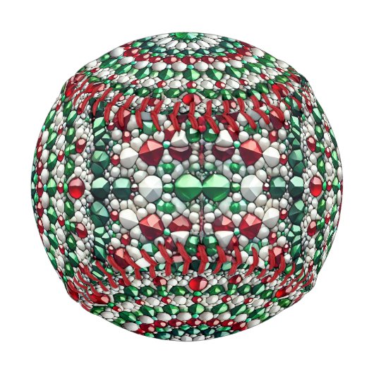 Patriotisches Baseball mit italienischen Farben (Rückseite)