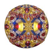 Patriotisches Baseball mit kolumbianischen Farben (Vorderseite)