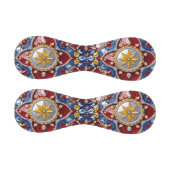 Patriotisches Baseball mit kolumbianischen Farben (Paneele)