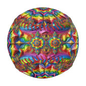 Patriotisches Baseball mit LGBTQ-Farben (Vorderseite)