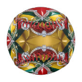 Patriotisches Baseball mit Los Angeles Colors (Vorderseite)