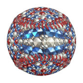 Patriotisches Baseball mit niederländischen Farben (Vorderseite)