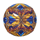 Patriotisches Baseball mit Schweden Farben (Rückseite)