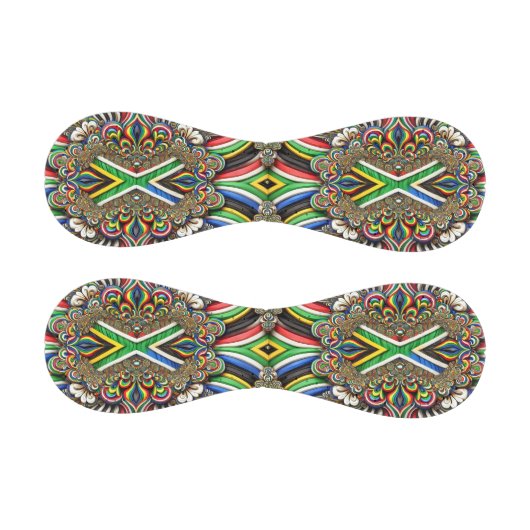 Patriotisches Baseball mit südafrikanischen Farben (Paneele)