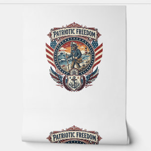 Patriotisches Beachcomber-Vektorgrafik-T-Shirt_1 Tapete