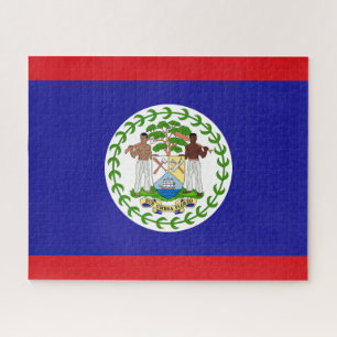 Patriotisches Belize‑Flaggen‑Puzzle Puzzle