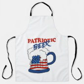 Patriotisches Bier Schürze (Vorderseite)
