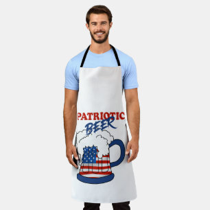 Patriotisches Bier Schürze