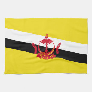 Patriotisches Brunei-Flagge-Küchentuch Geschirrtuch