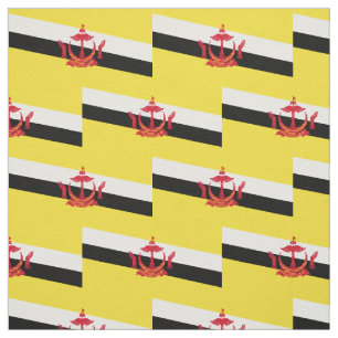 Patriotisches Brunei-Flaggen-Gewebe Stoff