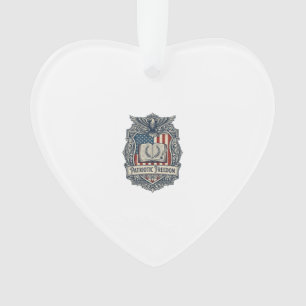 Patriotisches Buchclub-Vektorgrafik-T-Shirt Ornament