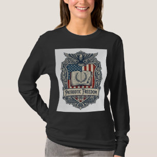 Patriotisches Buchclub-Vektorgrafik-T-Shirt T-Shirt