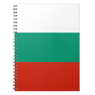 Patriotisches bulgarisches Flaggen-Notizbuch Notizblock