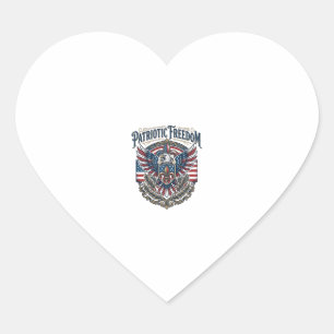 Patriotisches Cajun-Stolz Vektorgrafik T-Shirt_1 Herz-Aufkleber