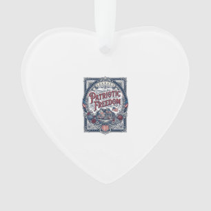 Patriotisches Cottage-Garten-Vektorgrafik-T-Shirt Ornament