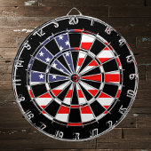 Patriotisches Design der amerikanischen Flagge | g Dartscheibe