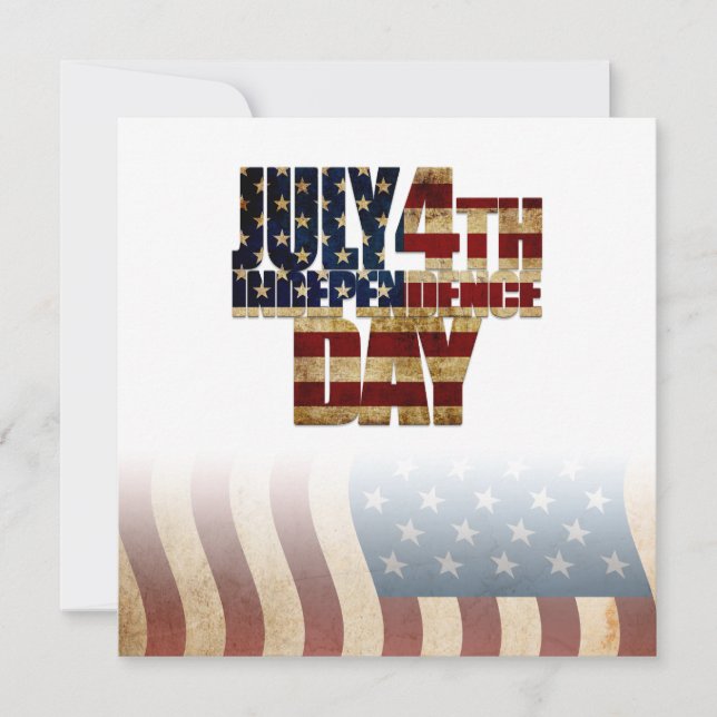 Patriotisches Design vom 4. Juli (Vorderseite)