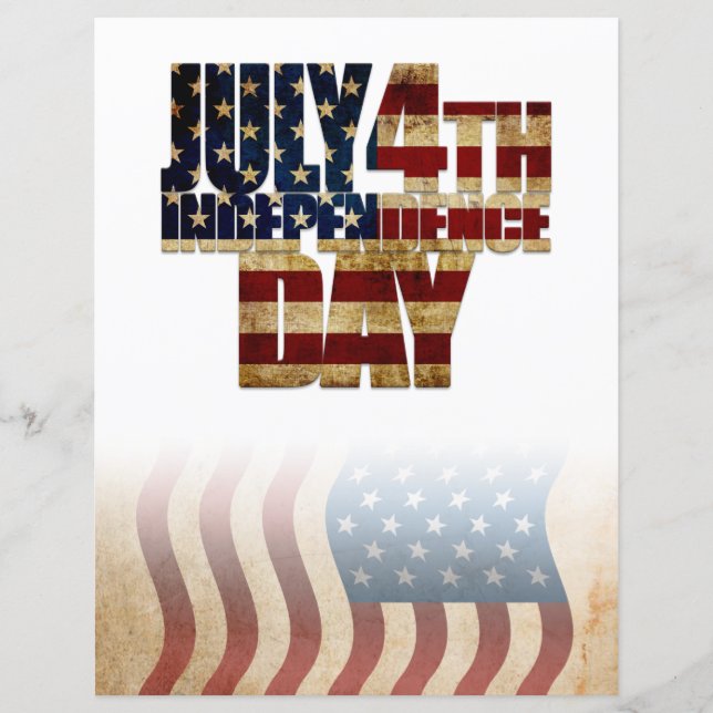 Patriotisches Design vom 4. Juli (Vorderseite)