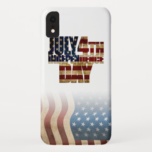 Patriotisches Design vom 4. Juli Case-Mate iPhone Hülle (Rückseite)