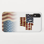 Patriotisches Design vom 4. Juli Case-Mate iPhone Hülle (Rückseite (Horizontal))