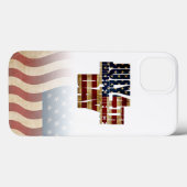 Patriotisches Design vom 4. Juli Case-Mate iPhone Hülle (Rückseite (Horizontal))