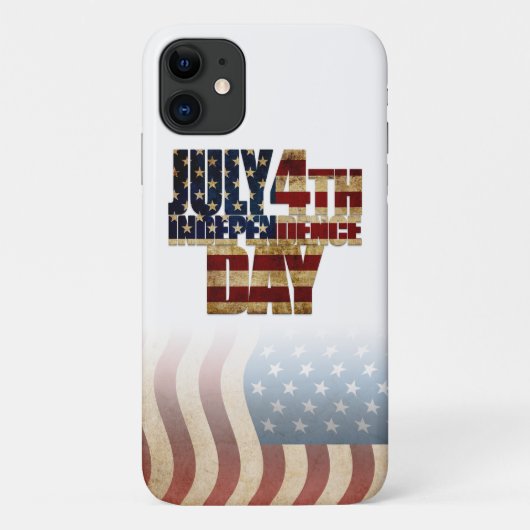 Patriotisches Design vom 4. Juli Case-Mate iPhone Hülle (Rückseite)