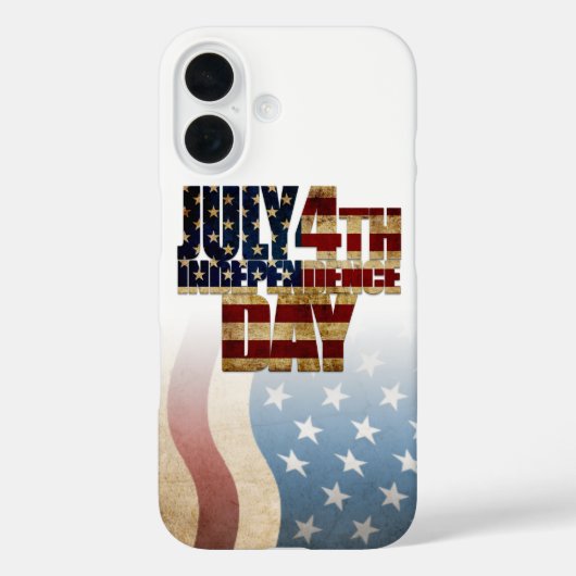 Patriotisches Design vom 4. Juli Case-Mate iPhone Hülle (Rückseite)
