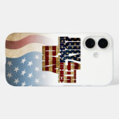 Patriotisches Design vom 4. Juli Case-Mate iPhone Hülle (Rückseite (Horizontal))