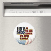 Patriotisches Design vom 4. Juli Magnet (In Situ (Geschirrspüler))