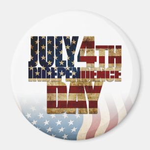 Patriotisches Design vom 4. Juli Magnet