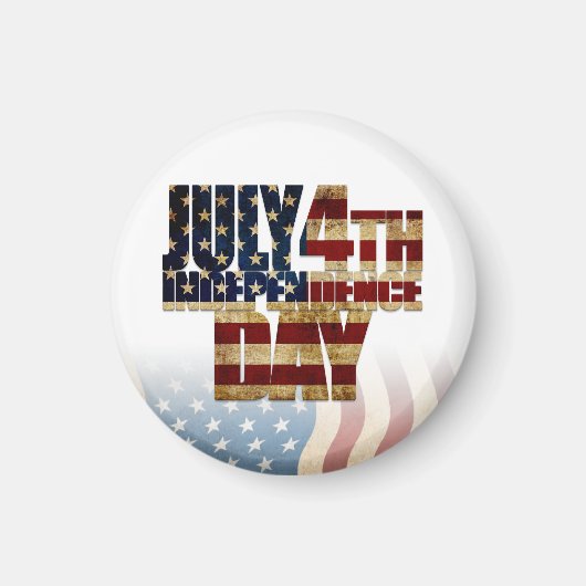 Patriotisches Design vom 4. Juli Magnet (Vorne)