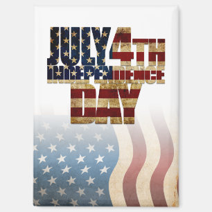 Patriotisches Design vom 4. Juli Magnet