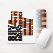 Patriotisches Design vom 4. Juli Mousepad (Mit Mouse)