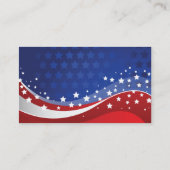 Patriotisches Eagle Visitenkarte (Rückseite)