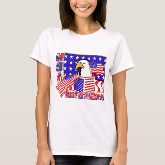 PATRIOTISCHES EDELL - AUS AMERIKA T-Shirt (Vorderseite)