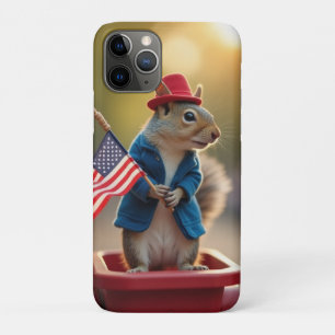 Patriotisches Eichhörnchen Case-Mate iPhone Hülle