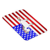 Patriotisches Einhorn Magnet (Rechte Seite)