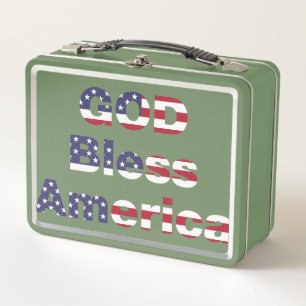 Patriotisches Erbe Isolierte Lunchbox - Kühner Got