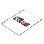 Patriotisches F1rst-Flaggen-Design Notizblock (Linke Seite)
